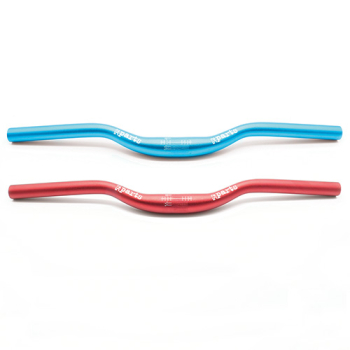 Lenker 52parts riser - 450 mm - laser red / laser blue